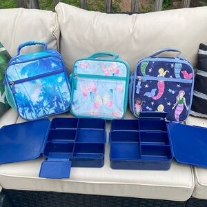 Pottery barn lunch box bundle lot